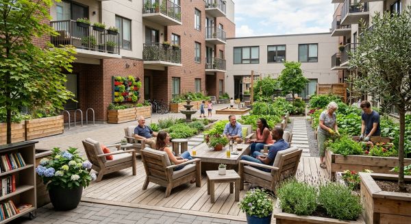 Idées créatives pour revaloriser les espaces partagés en copropriété